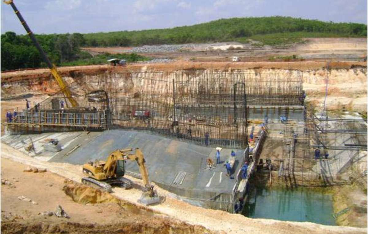 Another dam is built in the Amazon rainforest.