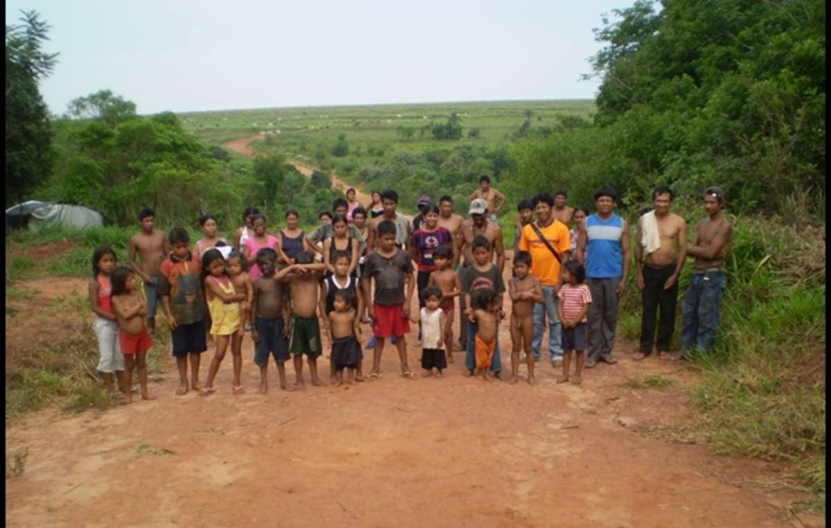 Des Guarani de la communauté de Ypo'i au Brésil.