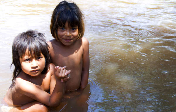Les Guarani utilisent les cours d'eau pour boire, laver et cuisiner.