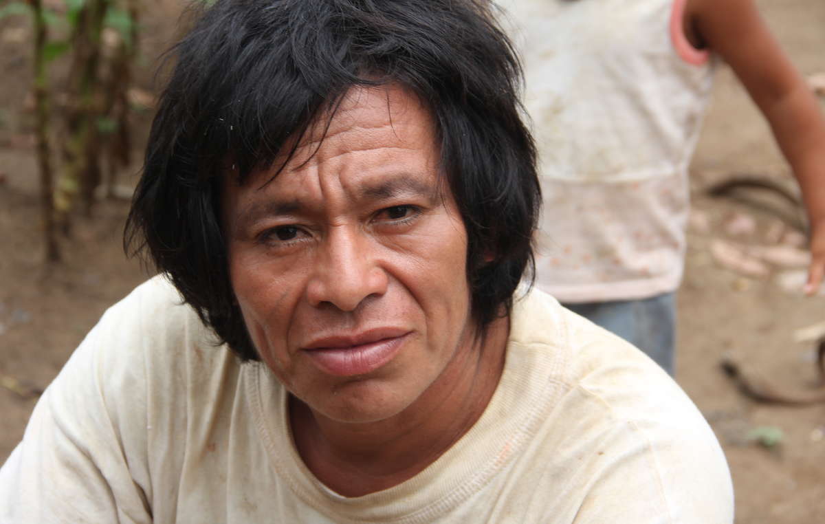 Plans to explore for natural gas in the Nahua-Nanti Reserve threaten the uncontacted relatives of this Nanti man.