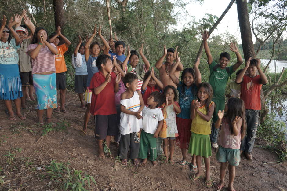 March: A Guarani community in Brazil celebrated after the government recognized their land as indigenous, and for their exclusive use.

The 170 members of Pyelito Kuê/ M’barakay community, who live on an ‘island’ between a river and a soya plantation, can now stay on part of their ancestral land until the formal demarcation process is complete.

"Full article":http://www.survivalinternational.org/news/9085