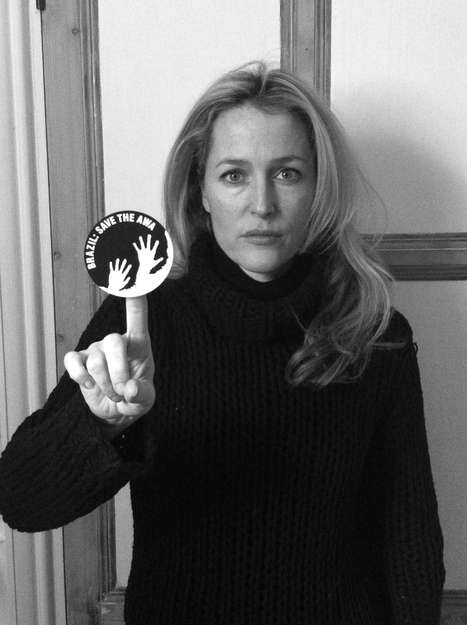 L'actrice Gillian Anderson