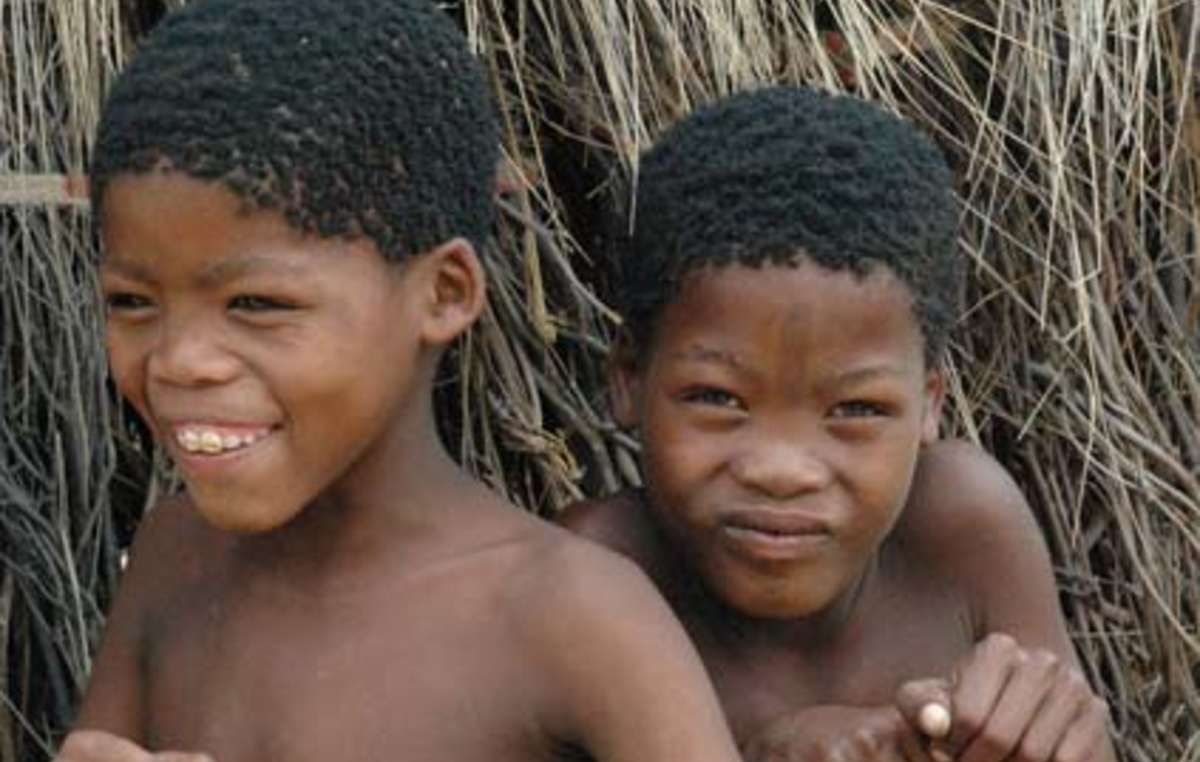 Enfants bushmen