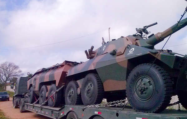 Tanks, helicopters and close to a hundred vehicles have been deployed to protect the forest.