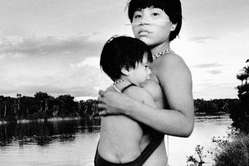 Yanomami mother and child.