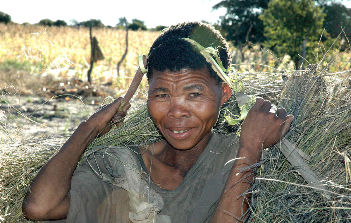 Bushman woman, CKGR