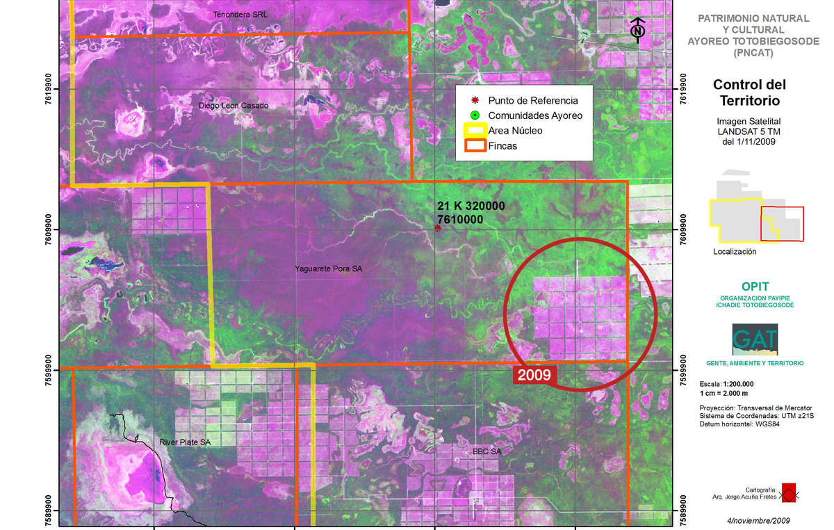 Des photos satellite révèlent l’ampleur de la destruction du territoire des Ayoreo-Totobiegosode isolés.