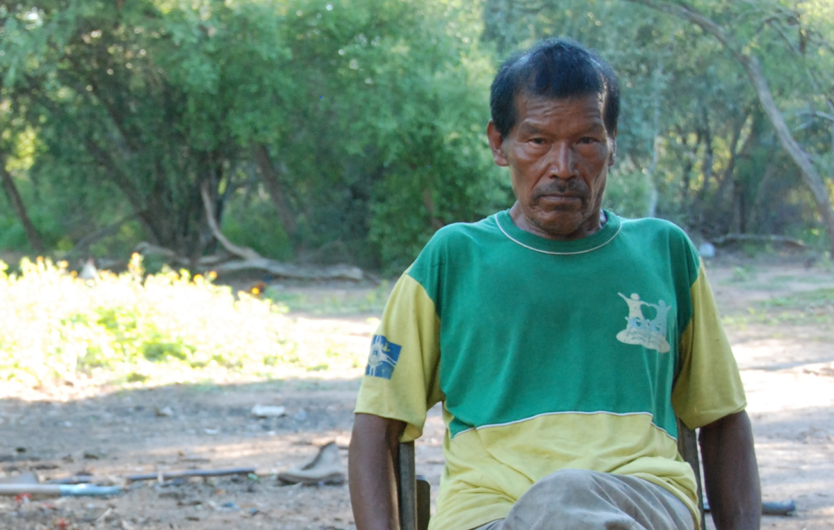 Chiri had suffered grave health problems after being forced from his forest home.