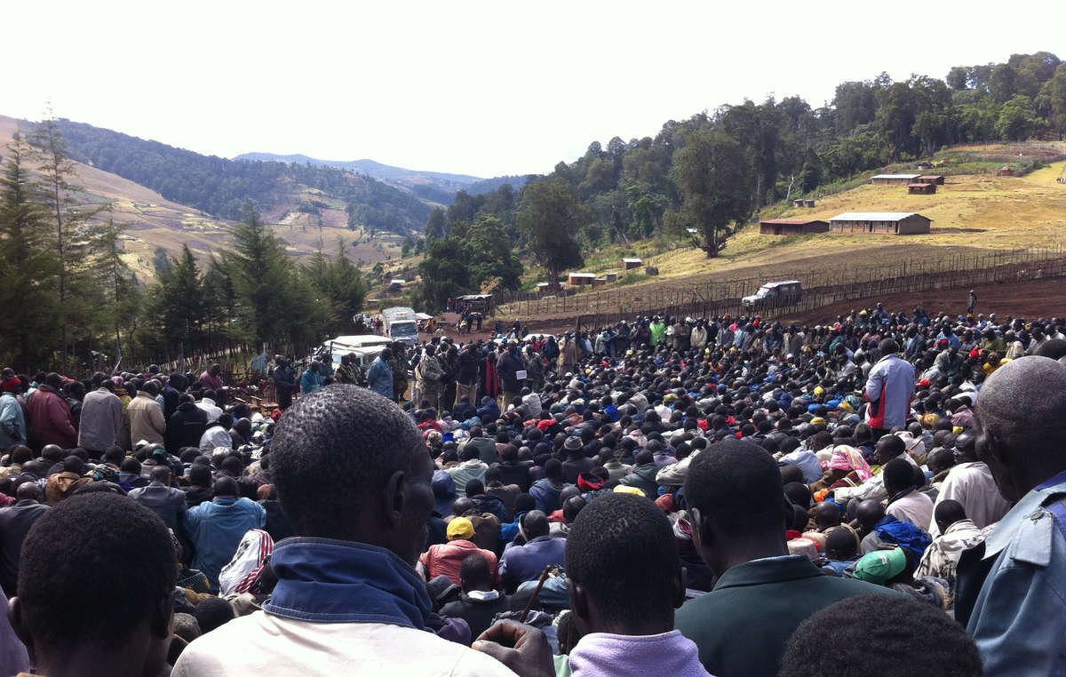 Sengwer, Marakwet and other inhabitants of the Embobut Forest are being told to move by authorities, March 2013.