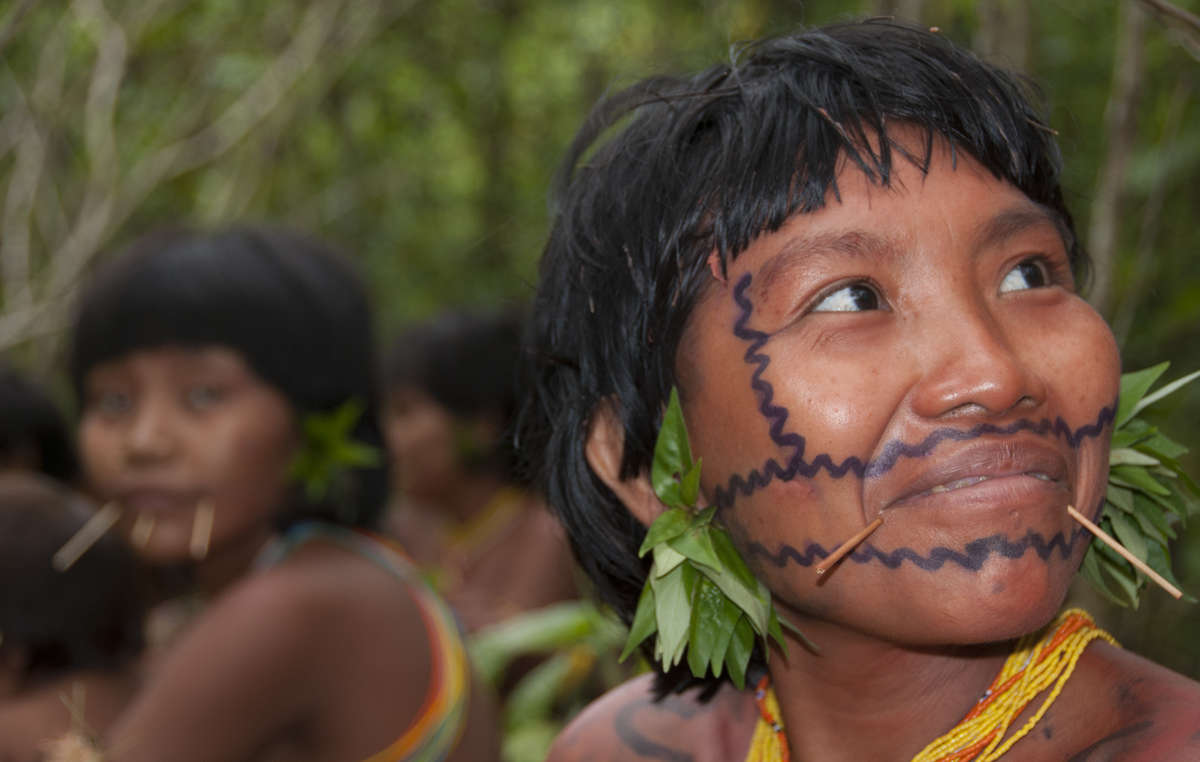 Yanomami-Frauen in Nordbrasilien.