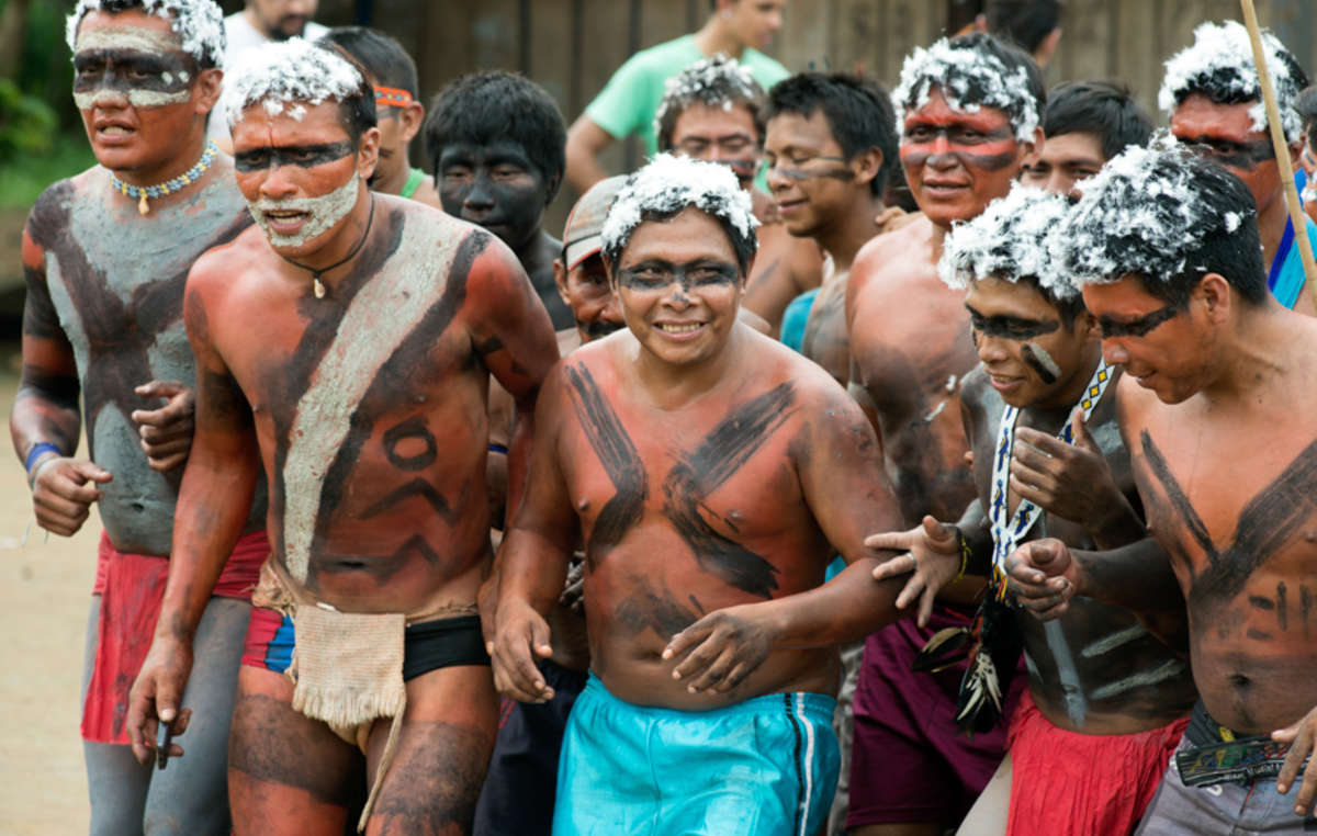 The celebrations were held in the Yanomami community of Ajarani.