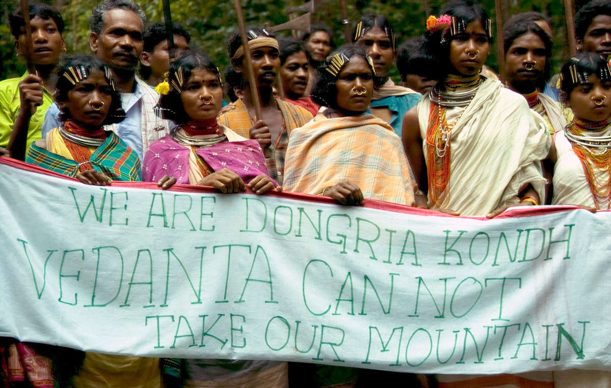 Die Dongria Kondh schicken eine Botschaft an Vedanta