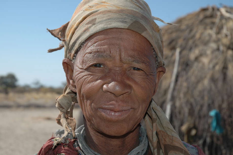 Les Bushmen sont les habitants originels de l'Afrique australe. Ils peuvent prétendre être le peuple ‘le plus autochtone’ du monde, ayant vécu sur leurs terres plus longtemps que quiconque.

Dans les années 1980, on a découvert que Réserve centrale du Kalahari (CKGR) recelait les plus riches gisements de diamants du monde.

Entre 1997 et 2002, presque tous les Bushmen ont été expulsés de leur terre et déportés dans des camps de relocalisation en dehors de la réserve où non seulement ils ne pouvaient plus maintenir leur mode de vie de chasseurs-cueilleurs, mais subissaient l'humiliation d'un racisme fortement ancré dans la société dominante. _Comment des créatures de l'âge de pierre peuvent-elles continuer à vivre ainsi à l'âge des ordinateurs?_ s'était étonné l'ancien président botswanais Festus Mogae.

Plusieurs familles bushmen sont maintenant retournées dans la réserve, mais les harcèlements et les intimidations continuent. En janvier 2013, on a appris que des enfants avaient été arrêtés parce qu'ils étaient en possession de viande d'antilope.

_Laissons-les nous traiter de primitifs. Laissons-les nous reprocher d'être un peuple vivant encore à l'âge de pierre. Notre mode de vie nous convient. Nous avons vu leur développement et nous ne l'aimons pas_, dit une femme bushman.