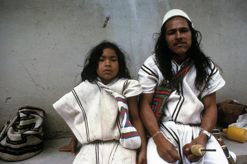 The Sierra Nevada de Santa Marta mountains in northern Colombia form the world's highest coastal range; the snowy peaks that tower over cloud-forested slopes are sacred to the indigenous Arhuaco people.

The Arhuaco have lived here for centuries; they call themselves the 'Elder Brothers’, and believe that they have a mystical wisdom and understanding which surpasses that of others.

_Mamos_ are the Arhuaco's spiritual leaders, and are responsible for maintaining the natural order of the world. Training to become a Mamo begins at a young age and continues for around 18 years; a young man is taken high into the mountains where he is taught to meditate on the natural and spirit world.

_What I do is interact with Nature, and that is why I dedicate myself to the study of ancient wisdom_, said Mamo Zäreymakú. _My father used to do the same work: to preserve the balance in Nature, to converse with her.  I, as a Mamo, represent all living beings_.