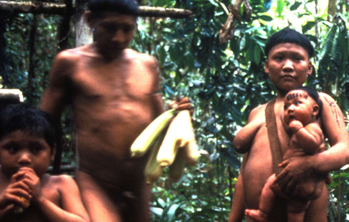Korubo Indians contacted in the mid-1990s. Another Korubo family made first contact earlier this month.
