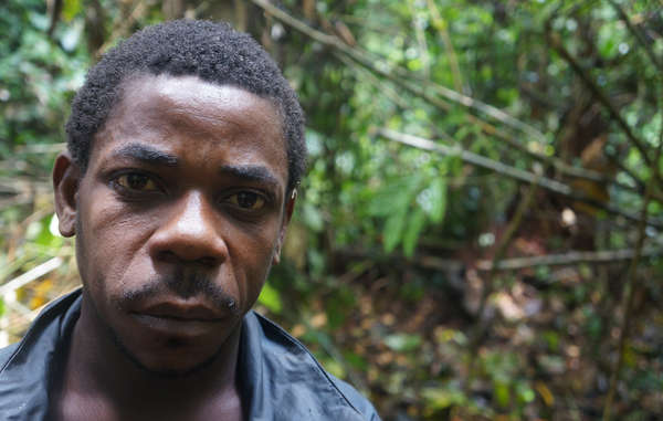 'They beat us at the WWF base. I nearly died.' Baka 'Pygmy,' Cameroon.