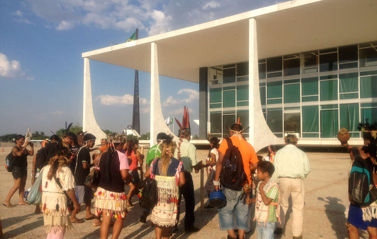 Forty Guarani leaders traveled over 1,000 km to Brasília to insist that the authorities map out their ancestral land.
